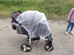 Москитная сетка на коляску люльку универсальная BAVO BabyGuard S-1 фото от покупателей 5