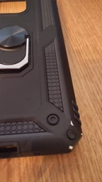 Чохол Shield для Xiaomi Redmi 10C протиударний бампер з підставкою кільцем Red фото від покупців 2