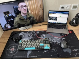 Ігрова поверхня карта світу RZTK Map 900 x 400 x 4 мм
