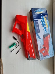 Детский водяной автомат с аккумулятором Shark Water Gun белый