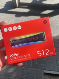 Твердотільний накопичувач ADATA XPG Spectrix S40G RGB M. 2 256Gb PCI-E 4x 3D TLC 3500/3000 MB/s (AS40G-256GT-C) фото від покупців 3