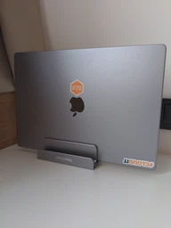Вертикальная подставка для ноутбука OfficePro LS580G Aluminum alloy Grey фото от покупателей 7