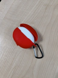 Силиконовый чехол Nik с карабином для Oppo Enco X2 (ETE01 W72) красный фото от покупателей 3