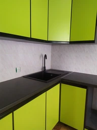 Гранитная мойка для кухни AquaMill OSAKA бежевая + Смеситель фото от покупателей 2