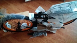 Велосипед City Folding Crossride 20" 12.5" 2023 Оранжевый (0817-2) фото от покупателей 14