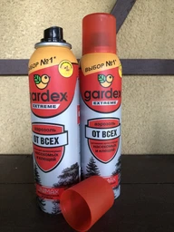 Аэрозоль-репеллент Gardex Extreme от всех летающих кровососущих насекомых и клещей 125 мл (5904114080031) фото от покупателей 3