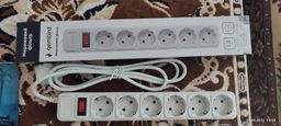 Фильтр питания Gembird Power Cube 6 розеток 4,5м (SPG6-G-15G) серый фото от покупателей 13