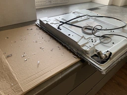 Whirlpool Варильна поверхня газова на склі, 60см, чавун, конфорка з подвійним рядом полум'я, чорний фото от покупателей 1