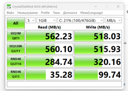 Накопичувач SSD 128Gb Acer RE100 SATA III 2.5" TLC