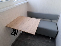 Стіл розкладний Олександр 6 Ferrum-decor 750x600x700 Чорний метал ДСП Дуб Артизан 16 мм (ALEKS006) фото від покупців 11