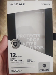Противоударный чехол Tech21 Evo Check Motorola Moto Z4 XT1980-4 Black