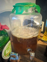 Лимонадница стеклянная Cold Drink 7.6л с краном из нержавейки