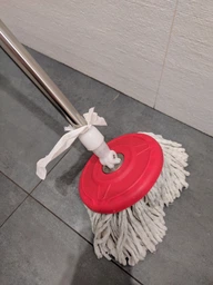 Швабра з відром Spin Mop з автоматичним віджиманням і полосканням з центрифугою фото від покупців 3