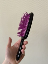 Щетка для волос Janeke Superbrush оранжевая с белым фото от покупателей 12