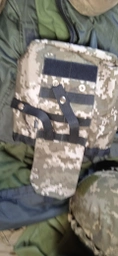 Тактична сумка (сухарка) на пояс НАТО колір: піксель фото от покупателей 3