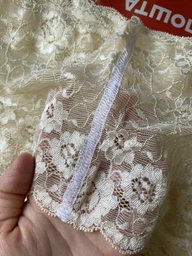 Бандалетки на стегна захисні мереживні Ewlon Opaska Lace 3XL/4XL Молочні