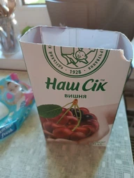 Упаковка нектару ОКЗДХ Наш Сік Вишневий 1.93 л х 6 шт (4820003689387_4820003680087) фото від покупців 1