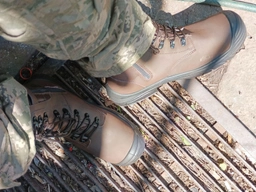 Берцы тактические. Мужские боевые ботинки с водостойкой мембраной Maxsteel Waterproof Brown 48 (318мм) коричневые