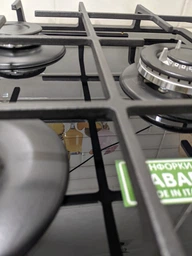 Газовая варочная поверхность ventolux hsf430-s3g cest (bk) фото от покупателей 3