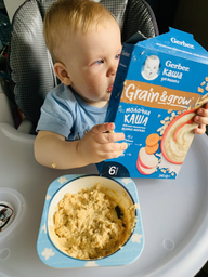 Дитяча молочна каша Gerber Вівсяно-пшенична Яблуко-Морква для дітей із 6 місяців 240 г (7613287944528) фото від покупців 13