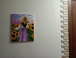 Картина по номерам Brushme Леди в подсолнухах 40 х 50 см (BS51571) фото от покупателей 1