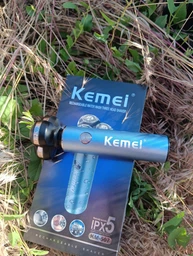 Чоловіча акумуляторна електробритва Kemei KM-507 для вологого і сухого гоління з трьома плаваючими головками фото від покупців 2