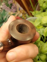 Люлька для куріння CHURCHWARDEN KAF218 з довгим акриловим мундштуком з дерева груші фото від покупців 2