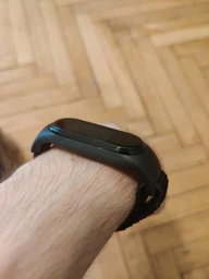 Ремешок нейлоновый MRK для фитнес браслета Xiaomi Mi Band 7/6/5/4/3 Черный+dark blue (mrk6388) фото от покупателей 14