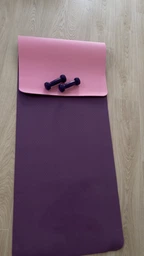 Килимок для йоги та фітнесу TPE (йога мат, каремат спортивний) OSPORT Yoga ECO Pro 6мм (FI-0076) Чорно-салатовий