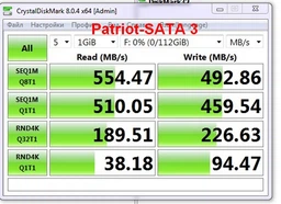 SSD диск 120GB Patriot Burst Elite 2.5 SATAIII TLC фото від покупців 1