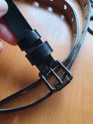 Ремень женский из натуральной кожи Weatro uzk-k20zh-kit0106 115 Темно-синий фото от покупателей 4