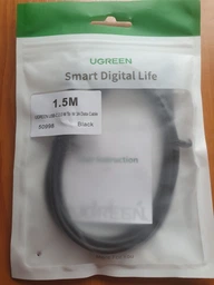 Кабель UGREEN US286 USB-C to USB-C 60W QC4.0 PD3.0 3A 3m Black (60788)