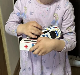 Машина АвтоЭксперт металлопластик 1:32 Полицейская машина звук свет инерция (ТК 7777 UA)
