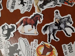 Набор наклеек Лошади Horses 50 шт