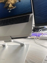 Підставка для ноутбука OfficePro LS111S Aluminum alloy Silver фото від покупців 2