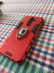 Чохол Iron Ring для Xiaomi Redmi Note 8 Pro броньований бампер Red Без бренду фото від покупців 2