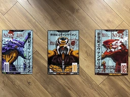 Набір постерів аніме Evangelion / Євангеліон 4 шт (Єва 00, Єва 01, Єва 02, Генезис) фото от покупателей 1