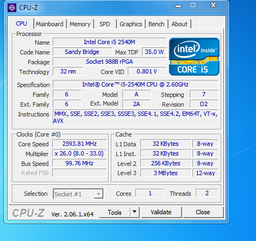 Процесор для ноутбука Intel Core i5-2540M, HD Graphics 3000, 35W Б/В фото від покупців 4