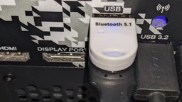 Bluetooth адаптер 5.1 + EDR блютуз адаптер для комп'ютера ноутбука миші клавіатури принтерів динаміків навушників Windows 11/10/8.1/8/7/XP Pavlush YT-77 фото від покупців 6