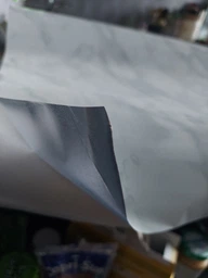 Самоклеящаяся пленка интерьерная водостойкая NAZIM 0,6 х 3м, светлый мрамор в черные разводы фото от покупателей 3