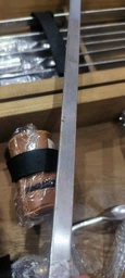 Подарунковий набір шампурів Metalzavod PN-KozakDark Козак у дерев'яному кейсі подарунок чоловікові, куму, брату, другові, батькові, керівнику фото від покупців 6