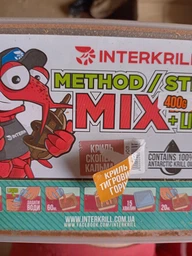 Пелець Interkrill Method/Stick Mix 100% Криль Скопекс Кальмар 400 г арт PLS-008
