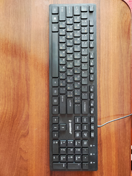 Клавиатура проводная Gembird KB-MCH-03-UA USB (EN/RU/UA) (8716309923514)