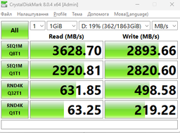 Накопичувач M.2 2280 SSD 2Tb Kingston SNV2S Series, NVMe, PCI Express 4.0 x4, 3D NAND TLC, зап/чт. - 2800/3500Мб/с (SNV2S/2000G)