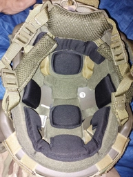 Каска шлем AHOLDTECH TEAM WENDY защита FAST NIJ IIIA (NATO) баллистический кевларовый шлем Хаки фото от покупателей 2
