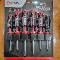 Набор отверток 6 ед INTERTOOL STORM VT-3436