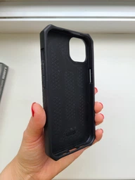 Чохол протиударний UAG Monarch (Original) 113171114040 для Iphone 13 | 14 (6.1") Black Leather фото від покупців 12