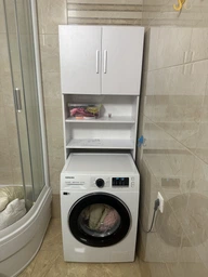 Тумба під пральну машину МП-006 з полицями 640х1900х250 мм Біла, Nikoshop фото від покупців 17