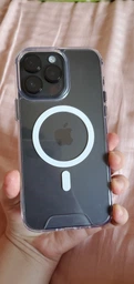 Чехол для iPhone 14 Pro Max Space Case с MagSafe Противоударный Прозрачный фото от покупателей 6