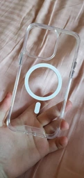 Чехол для iPhone 14 Pro Max Space Case с MagSafe Противоударный Прозрачный фото от покупателей 4